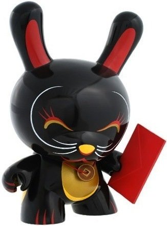 Luck - SDCC Exclusive figure by Mr. Shane Jessup, produced by Kidrobot. Front view.
