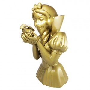 Gold Dust Bad Apple (Secret Drop) figure by Goin, produced by Mighty Jaxx. Front view.