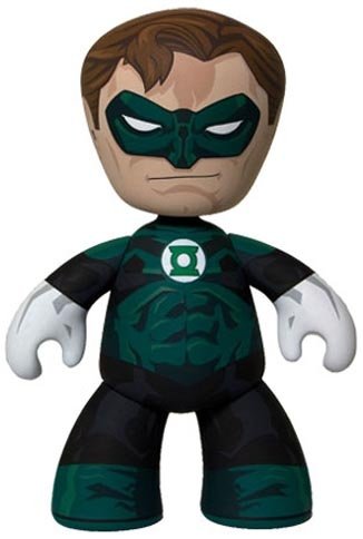 Green Lantern - SDCC 11 figure by Dc Comics, produced by Mezco Toyz. Front view.