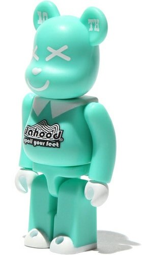 Dahood 10th Aniversary Be@rbrick 100% figure, produced by Medicom Toy. Front view.