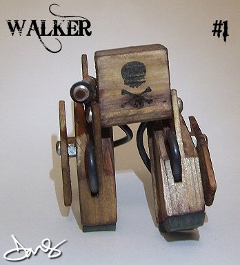 Walker #1 figure by Dms. Front view.