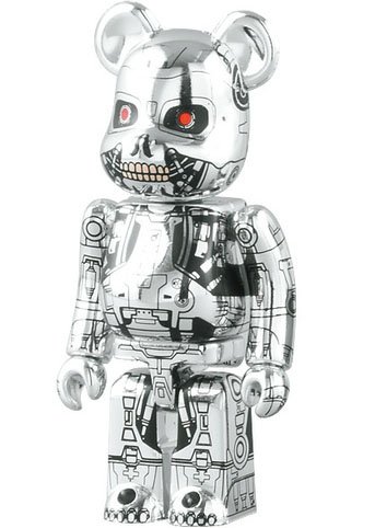 Terminator Salvation - SF Be@rbrick Series 18 figure, produced by Medicom Toy. Front view.