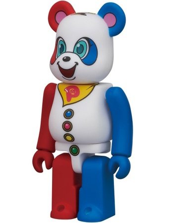Pirameki Panda - Animal Be@rbrick Series 22 figure by Yoshimoto Kogyo, produced by Medicom Toy. Front view.