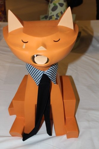 Kitty 1:1 - RVHK Exclusive figure by Ashley Wood, produced by Threea. Front view.