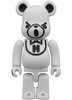 Hysteric Bear Be@rbrick 100% - White