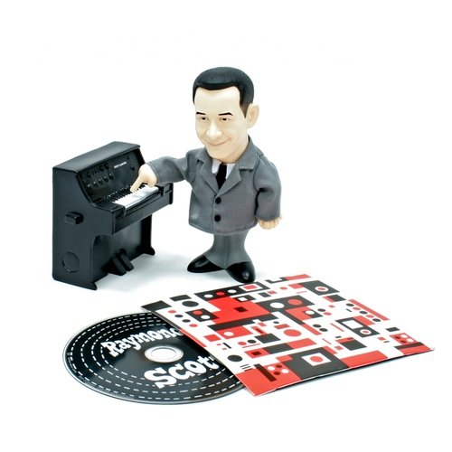 Raymond Scott - 100th Anniversary Set figure by Archer Prewitt, produced by Presspop. Front view.