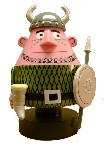 Uncle Ryo - Viking figure by Ryohei Yanagihara, produced by Sony Creative Products. Front view.