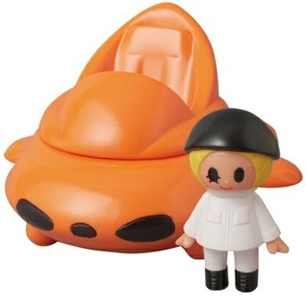 Kinokkusu & Orange UFO Set figure by P.P.Pudding (Gen Kitajima), produced by P.P.Pudding. Front view.