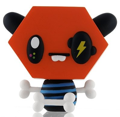 Mo figure by Tado, produced by Kidrobot. Front view.