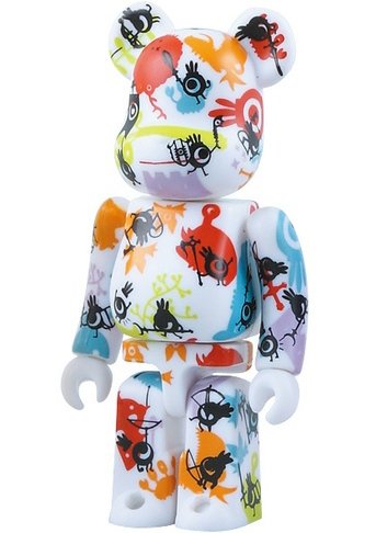 Patapon - Pattern Be@rbrick Series 17 figure by Rolito, produced by Medicom Toy. Front view.