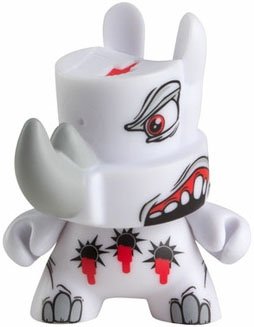 Almost Gone - International Exclusive figure by Scribe, produced by Kidrobot. Front view.