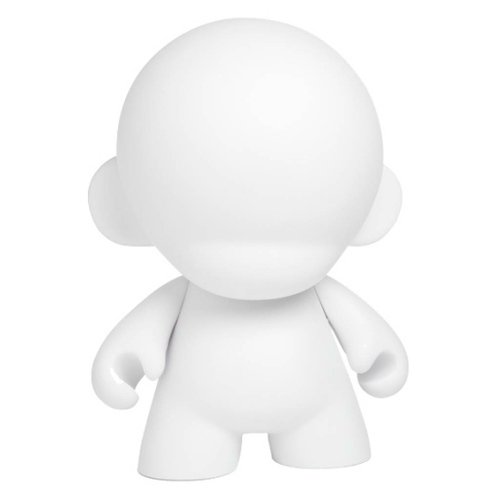 Munnyworld Munny DIY figure, produced by Kidrobot. Front view.