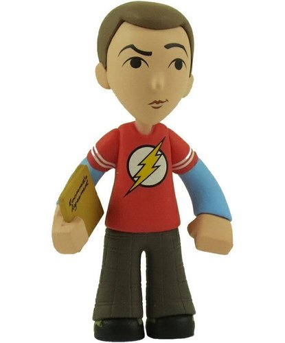 The Big Bang Theory Mystery Minis 2 - Sheldon Cooper (Flash) figure by Funko, produced by Funko. Front view.