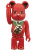 Maneki Neko Be@rbrick 100% - Beckoning Cat Red