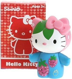 Hello Kitty figure by Sanrio, produced by Sanrio. Front view.