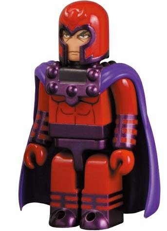 Magneto figure by Marvel, produced by Medicom Toy. Front view.