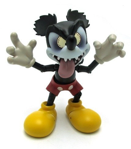 Runaway Brain Mickey - MAF No.48  figure by Disney, produced by Medicom Toy. Front view.