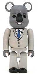 Horror Executive Koala - Secret Be@rbrick figure, produced by Medicom Toy. Front view.