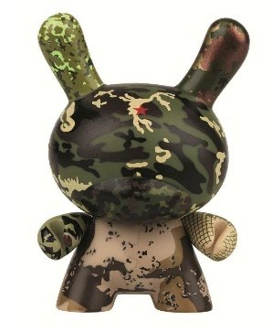 Tic Tic Boom Dunny figure by Ssur, produced by Kidrobot X Swatch. Front view.