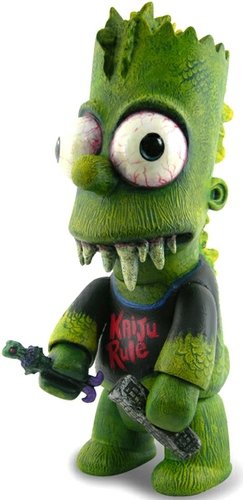 Bart Zilla Qee  figure by Mark Nagata. Front view.