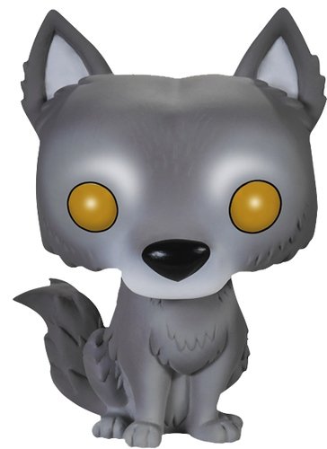 POP! Game of Thrones - Grey Wind figure by George R. R. Martin, produced by Funko. Front view.