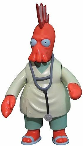 Mating Season Zoidberg - SDCC 2007 figure by Matt Groening, produced by Toynami. Front view.