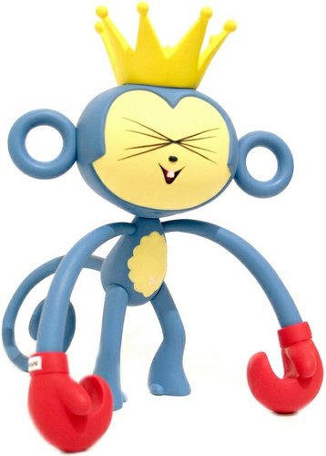 HA-CHOO Monkey Style Boxing figure by Mizna Wada, produced by Kaching Brands. Front view.