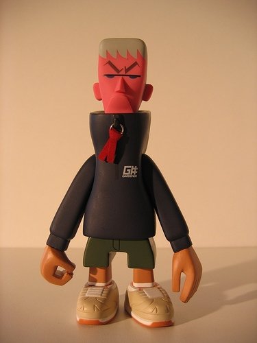 Young BB figure by Michael Lau, produced by Crazysmiles. Front view.
