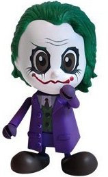 The Joker figure by Dc Comics, produced by Hot Toys. Front view.