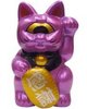 Mini Fortune Cat - Metallic Purple