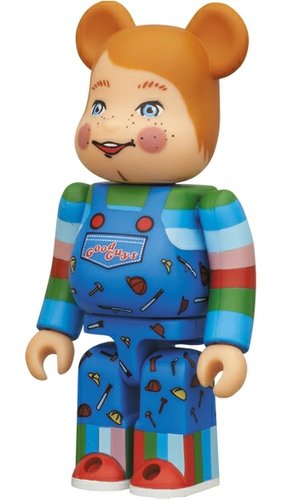 Child’s Play 2 - Horror Be@rbrick Series 25 figure, produced by Medicom Toy. Front view.