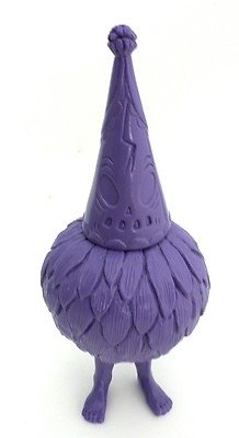 Duk Duk - Unpainted Purple, LB 12 figure by Brian Flynn X Marmit, produced by Super7. Front view.