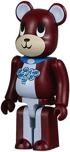 BWWT Play Set Products Be@rbrick 100% figure by Play Set Products, produced by Medicom Toy. Front view.