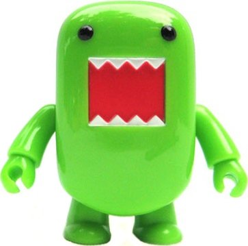Green Domo Qee figure by Dark Horse Comics, produced by Toy2R. Front view.