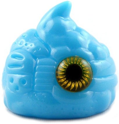 Mini Chaos Slime - Unpainted Blue figure by Realxhead, produced by Realxhead. Front view.