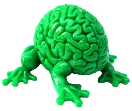 Jumping Brain figure by Emilio Garcia, produced by Toy2R. Front view.