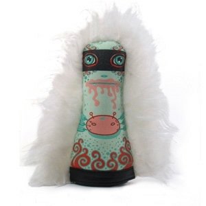 Vampire Ninja figure by Tara Mcpherson, produced by Circus Punks. Front view.