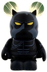 Marvel Black Panther figure by Thomas Scott, produced by Disney. Front view.