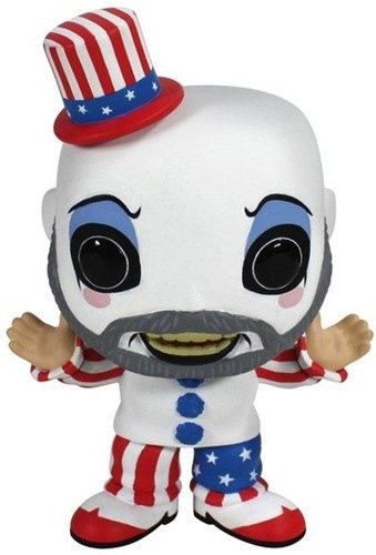 Captain Spaulding POP! figure, produced by Funko. Front view.