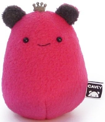 Hang Gang Cavey Pink figure by A Little Stranger. Front view.