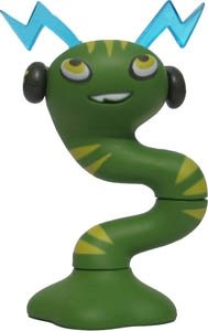 Record Mushi figure by Pete Fowler. Front view.