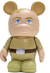 Luke Skywalker figure by Mike Sullivan, produced by Disney. Front view.