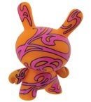 Hannah Aitchison Dunny figure by Hannah Aitchison, produced by Kidrobot. Front view.