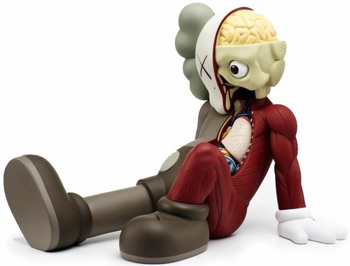 Companion - Resting Place  figure by Kaws, produced by Medicom Toy. Front view.