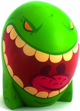 Slimeball figure by Jeremy Madl (Mad), produced by Jamungo. Front view.