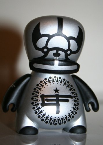 Bic Buddy figure by David Flores, produced by Bic Plastics. Front view.