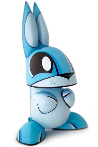 Chaos Bunnies : Snow Bunny #6 figure by Joe Ledbetter, produced by The Loyal Subjects. Front view.