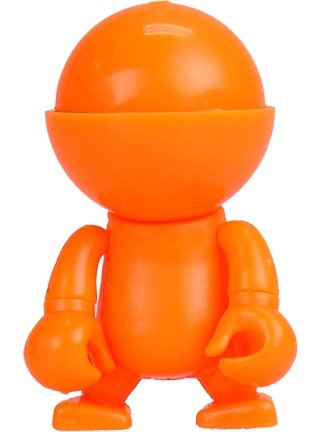 Trexi Neon (Orange) figure, produced by Play Imaginative. Front view.