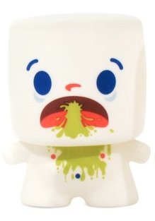 Blow Chunks figure by 64 Colors, produced by Squibbles Ink & Rotofugi. Front view.