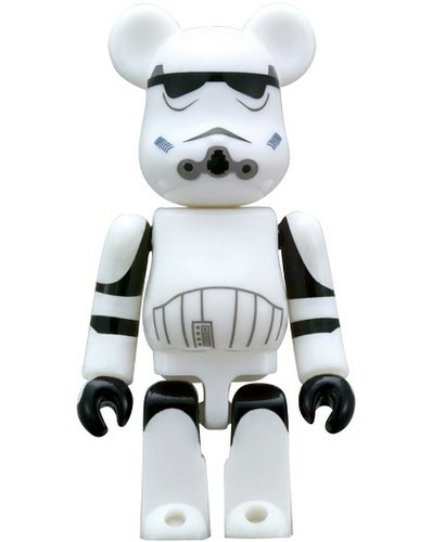 Stormtrooper 70% Be@rbrick figure by Lucasfilm Ltd., produced by Medicom Toy. Front view.